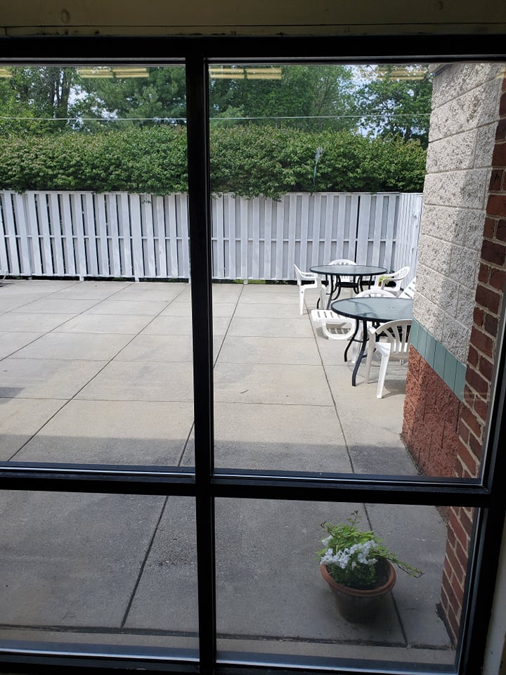 indoor patio view